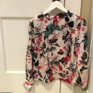 Pale Pink Patterned Blouse